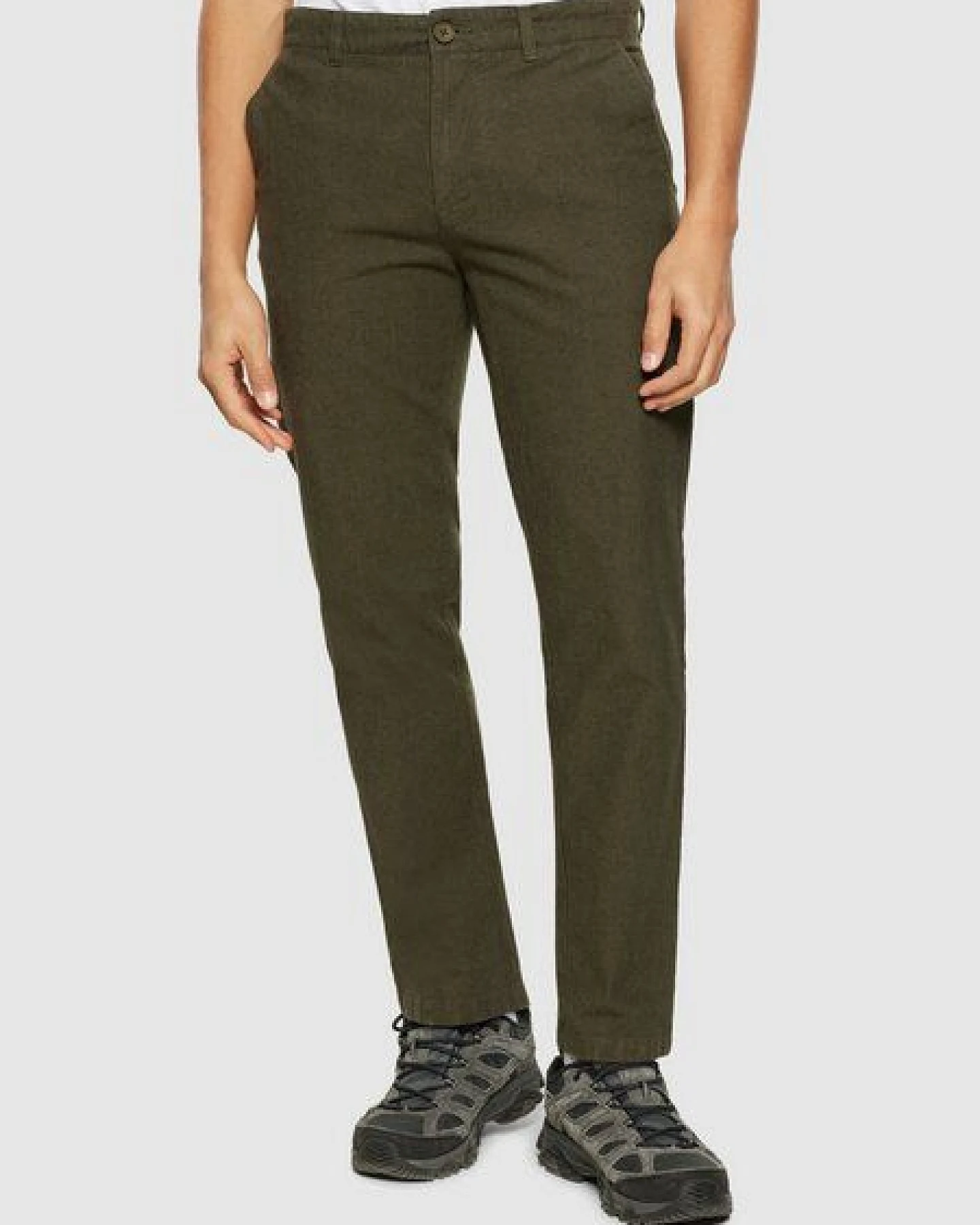 KnowledgeCotton Apparel Flanell-Chino-Hose CHUCK – Ansicht 3