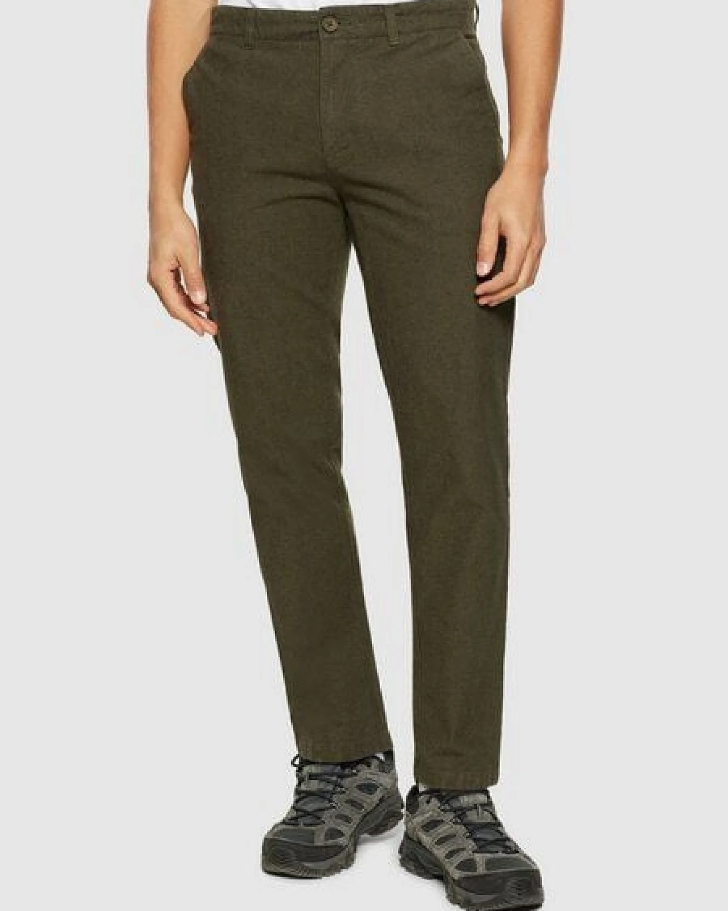 KnowledgeCotton Apparel Flanell-Chino-Hose CHUCK – Ansicht 3