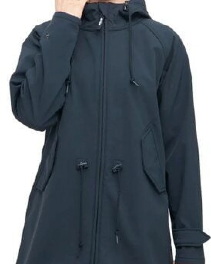 Derbe Damen Regenjacke Friese Island navy lily pad