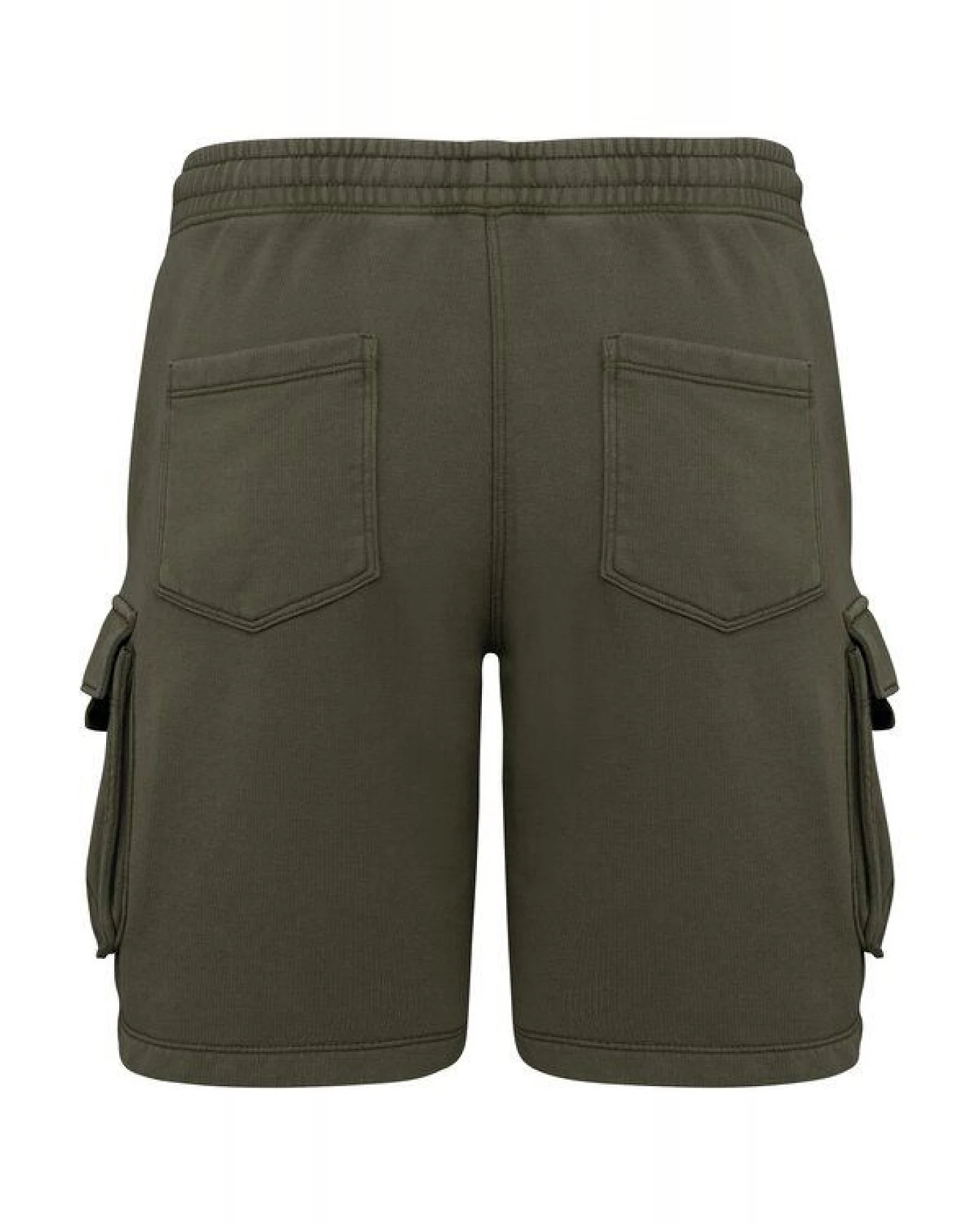 Greenspired Umweltfreundliche ausgewaschene French Terry Cargo-Shorts 300g/m² XS-3XL – Ansicht 2