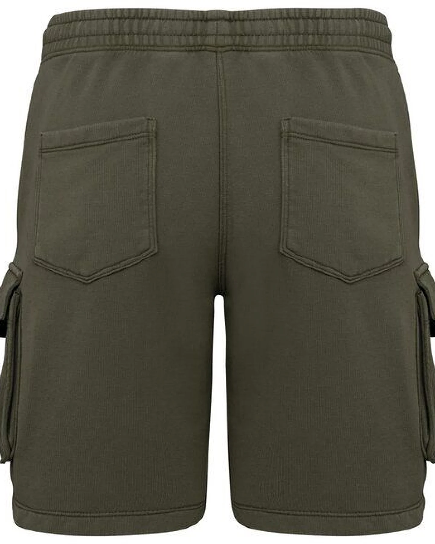 Greenspired Umweltfreundliche ausgewaschene French Terry Cargo-Shorts 300g/m² XS-3XL – Ansicht 2