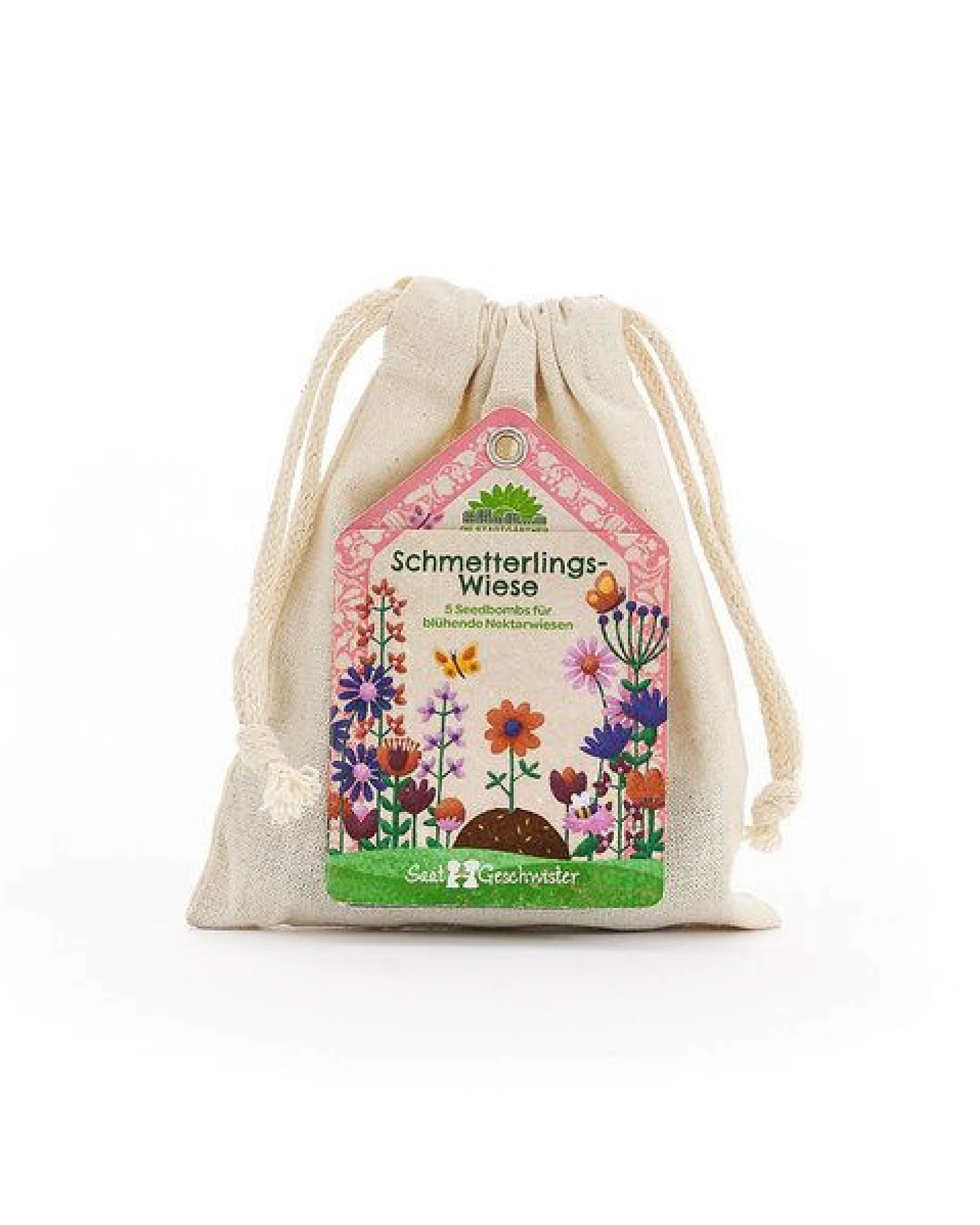 Die Stadtgärtner Schmetterlingswiese I Samenbomben für Schmetterlinge I Seedbombs I Geschenk für Gärtner und Naturliebhaber – Ansicht 2