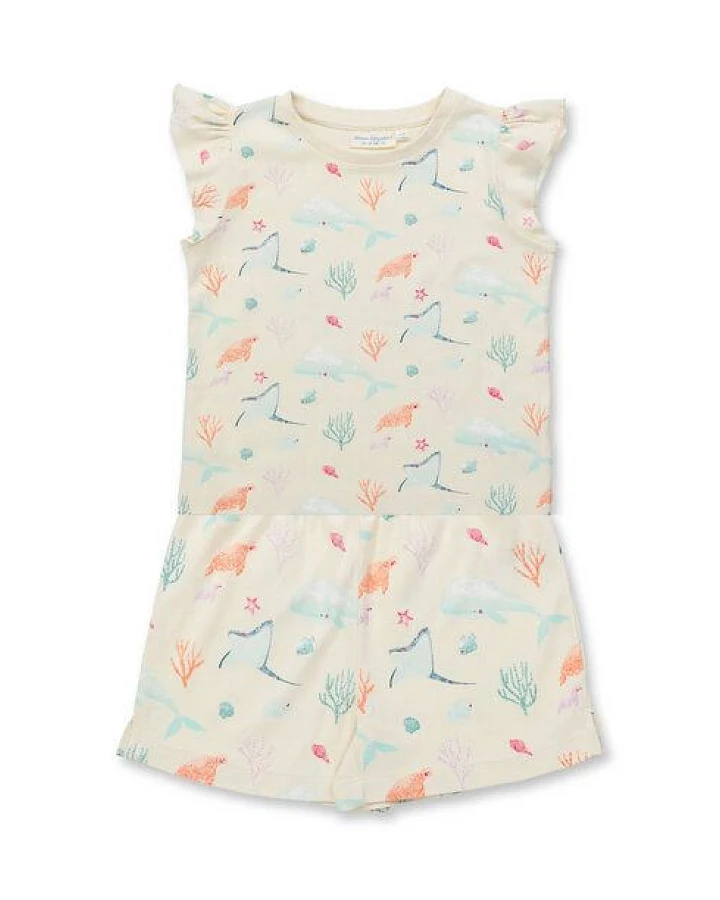 sense-organics Sense Organics Kinder Sommer Short Pyjama 2-Teiler