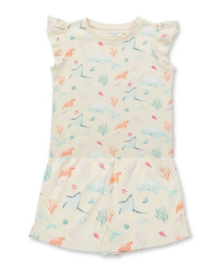 sense-organics Sense Organics Kinder Sommer Short Pyjama 2-Teiler