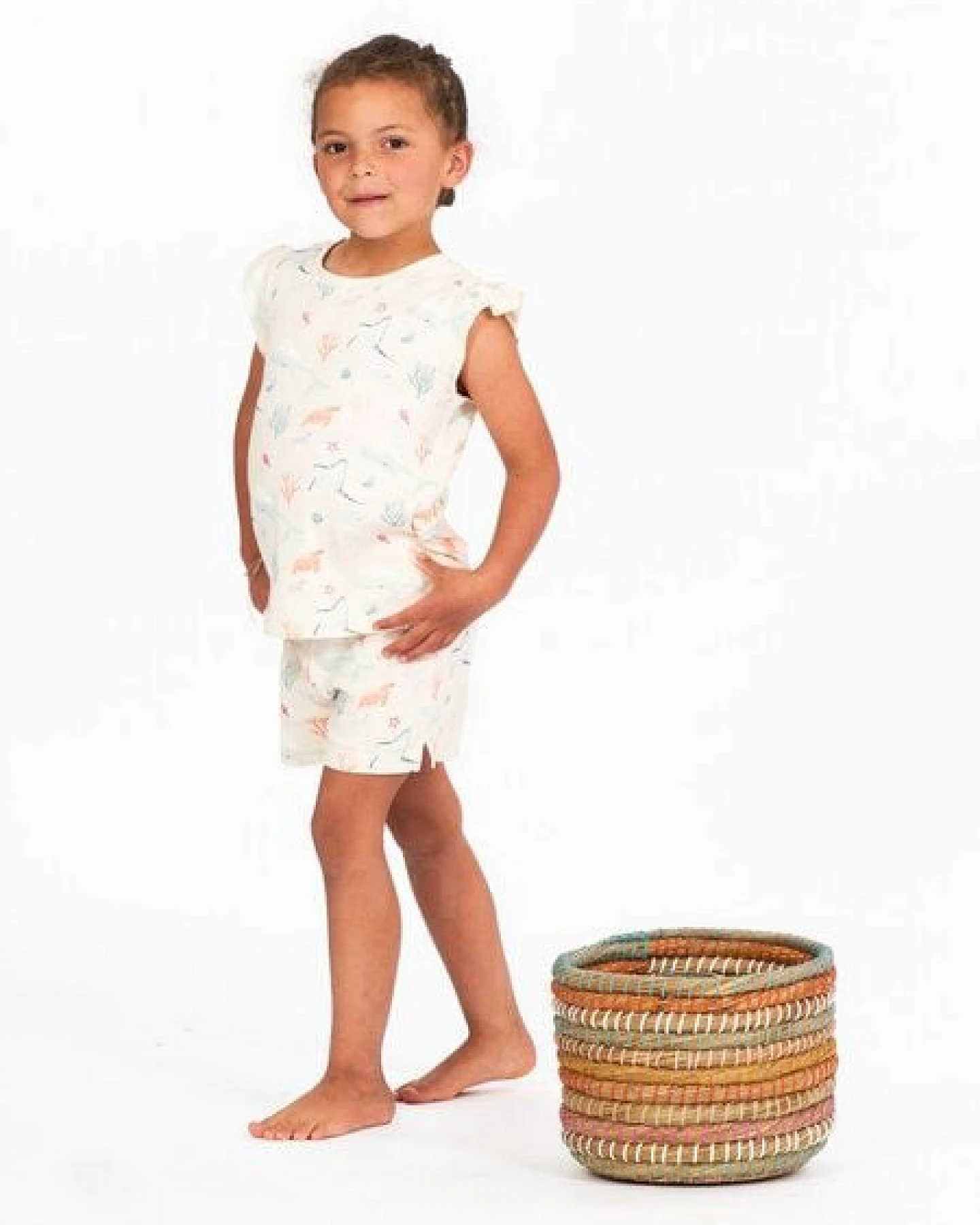 sense-organics Sense Organics Kinder Sommer Short Pyjama 2-Teiler – Ansicht 4
