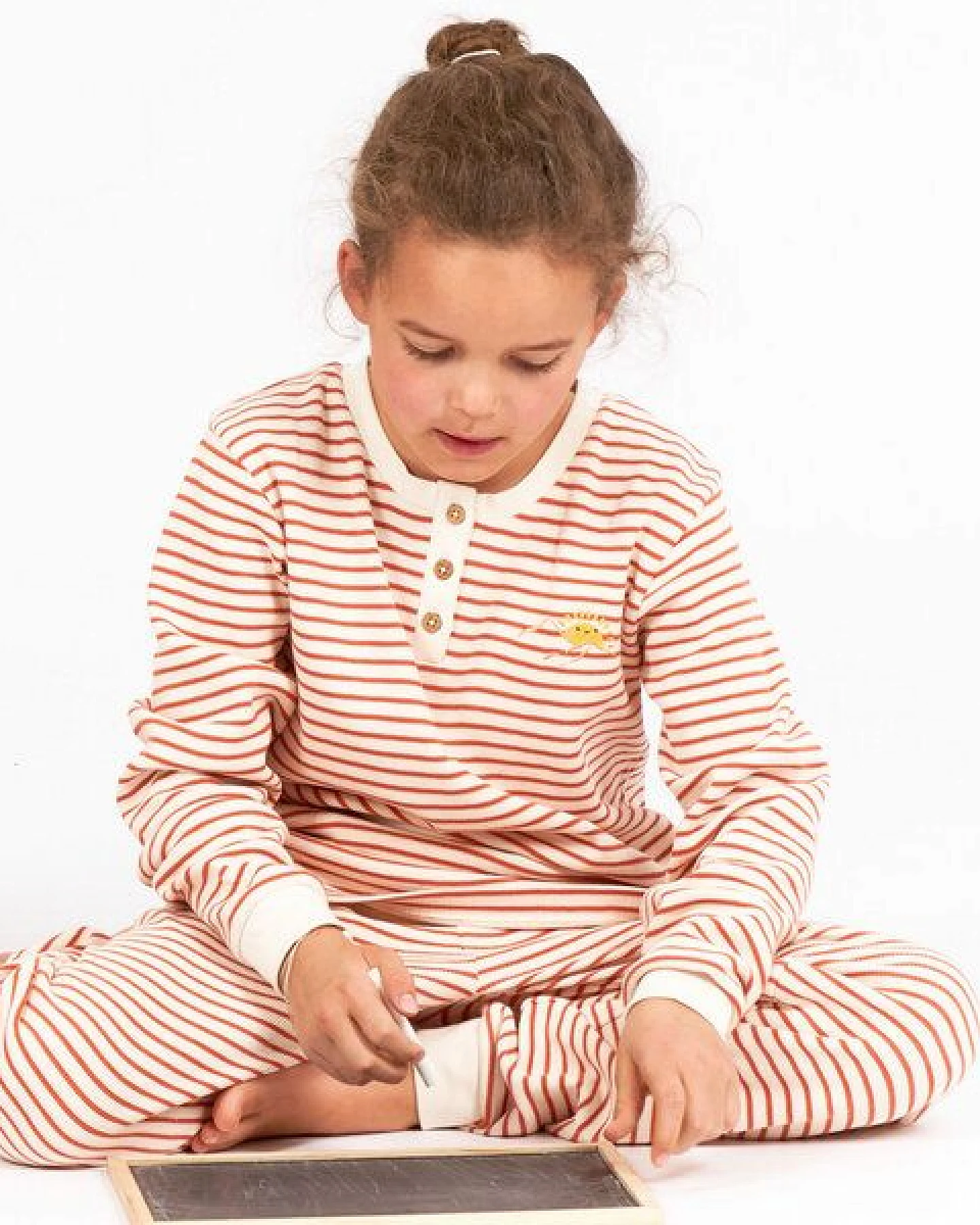 sense-organics Sense Organics Kinder Schlafanzug Waffel-Jersey Bio Baumwolle – Ansicht 2