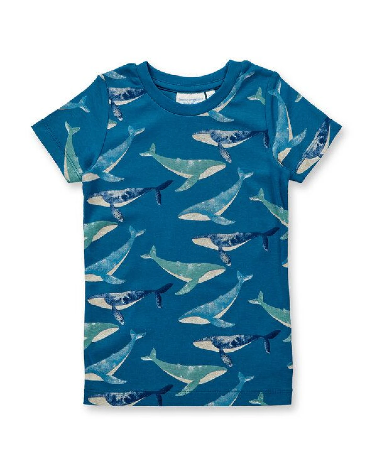 sense-organics Sense Organics Kinder Short Pyjama Whales Bio Baumwolle – Ansicht 3