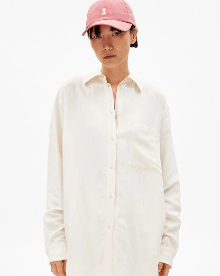 ARMEDANGELS MAALGAA LINO Damen Bluse aus Leinen-Mix