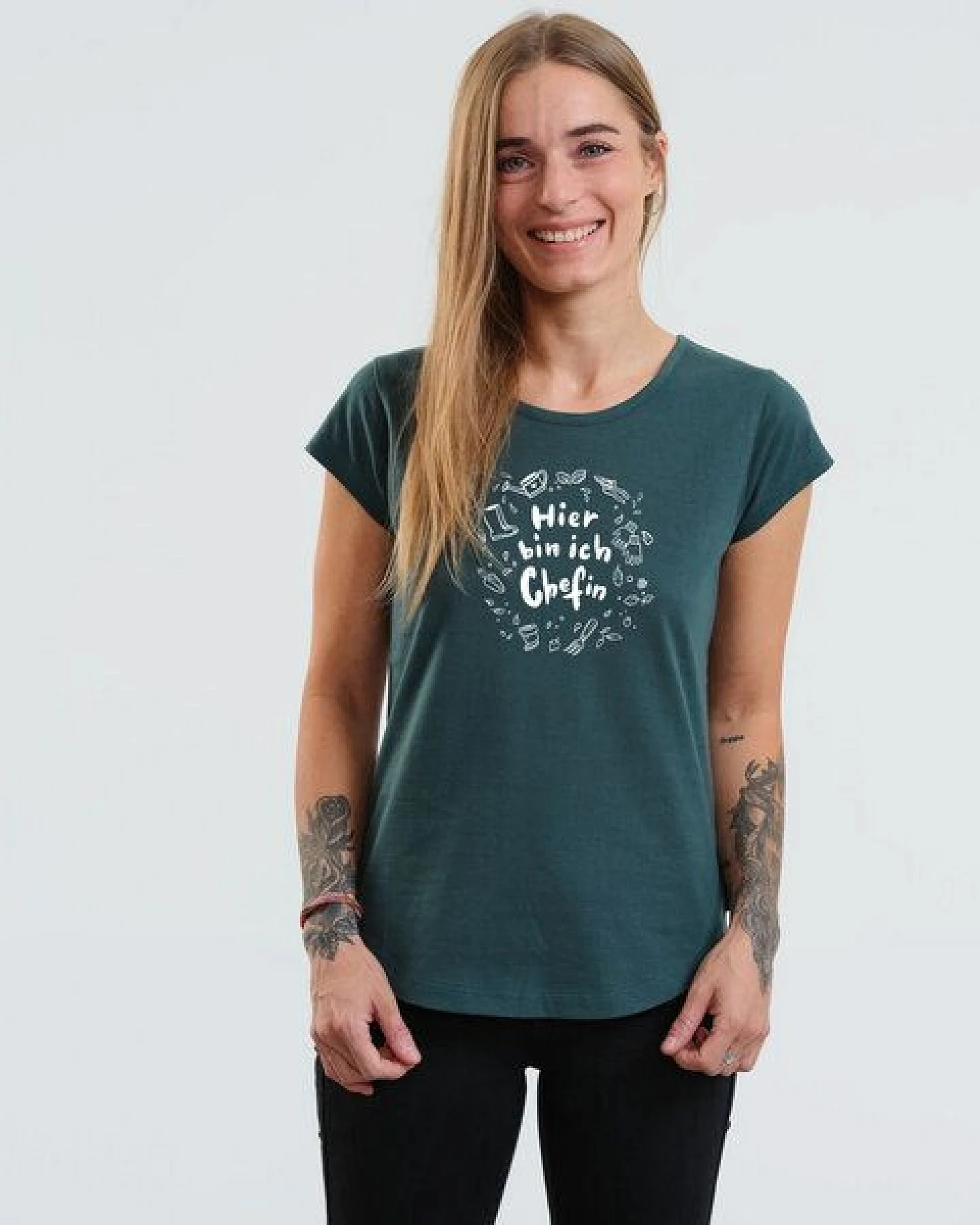 GARY MASH Shirt Asheville Gartenchefin aus Bio-Baumwolle – Ansicht 3