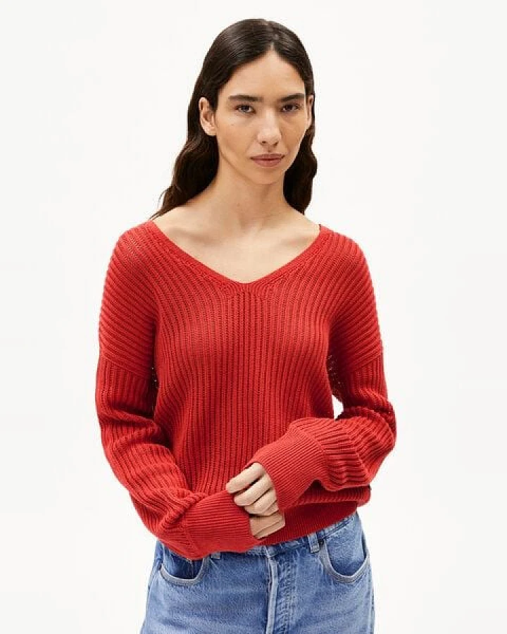 ARMEDANGELS LINEN BLEND Damen Pullover aus Leinen-Mix