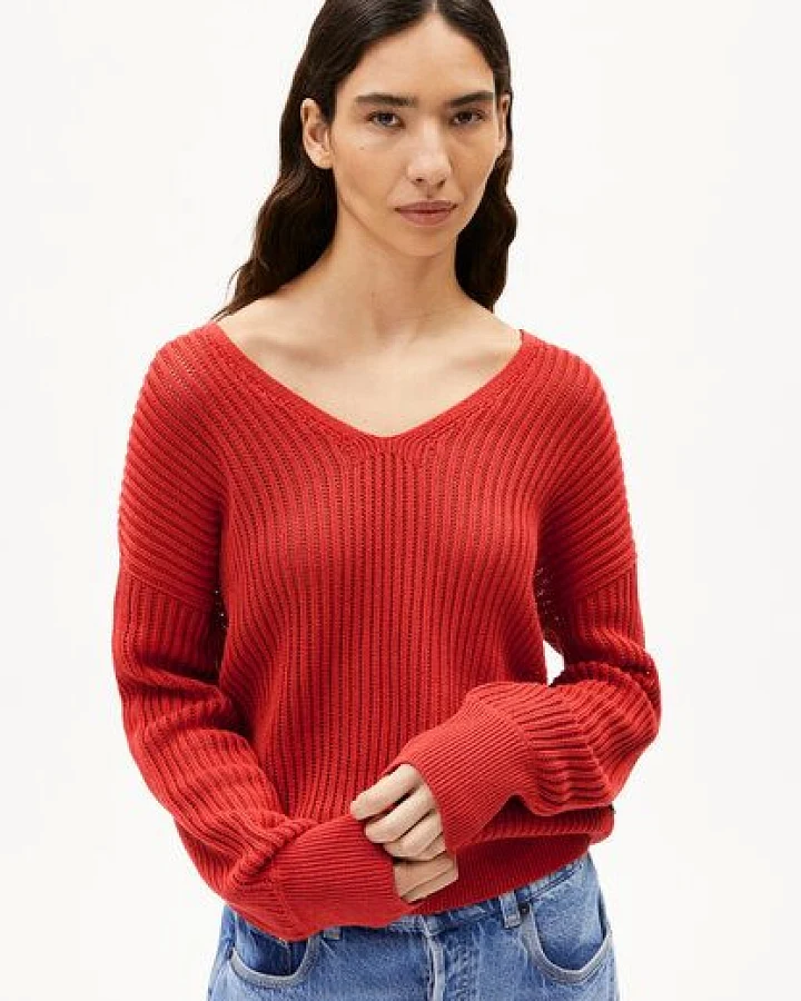 ARMEDANGELS LINEN BLEND Damen Pullover aus Leinen-Mix