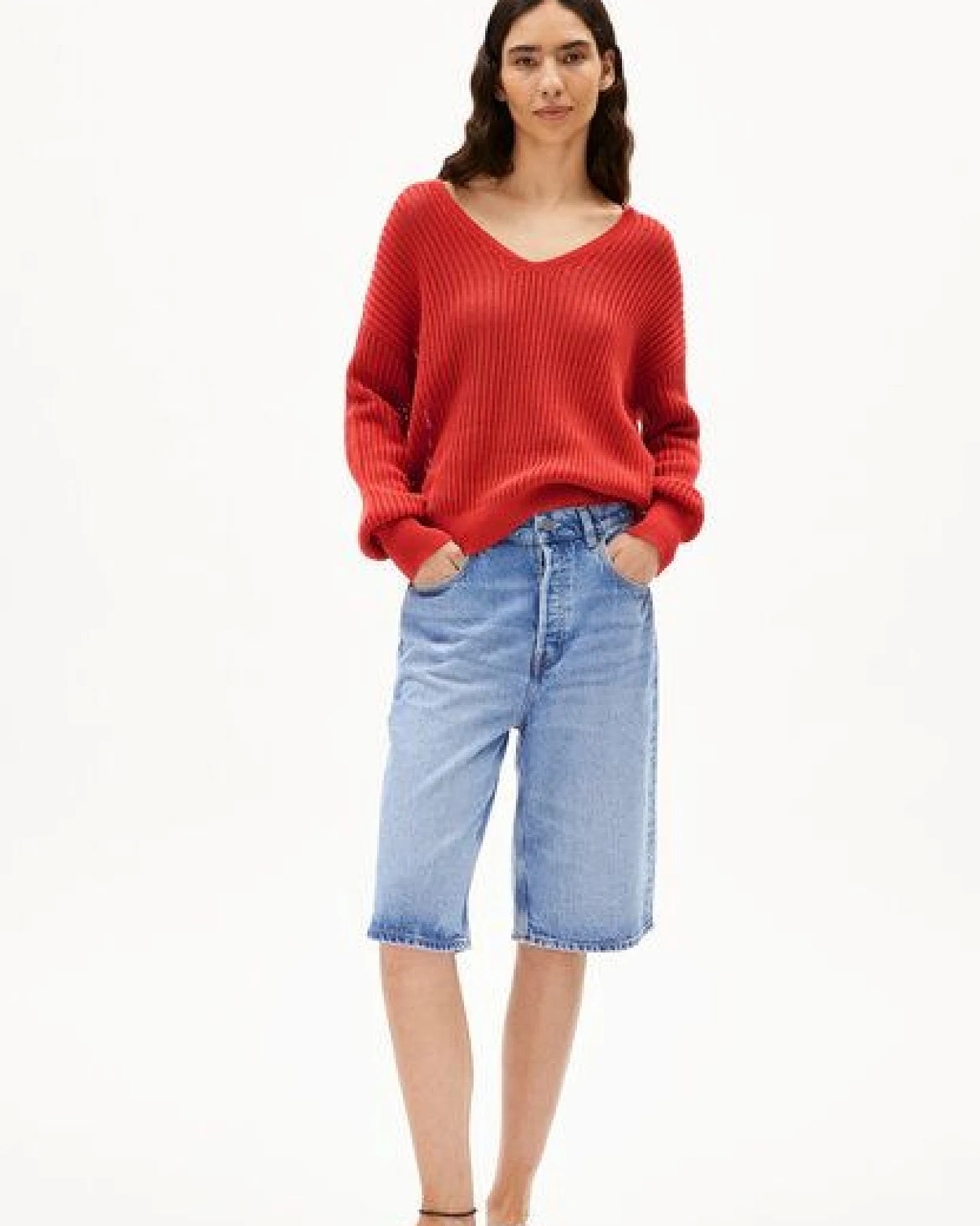 ARMEDANGELS LINEN BLEND Damen Pullover aus Leinen-Mix – Ansicht 4