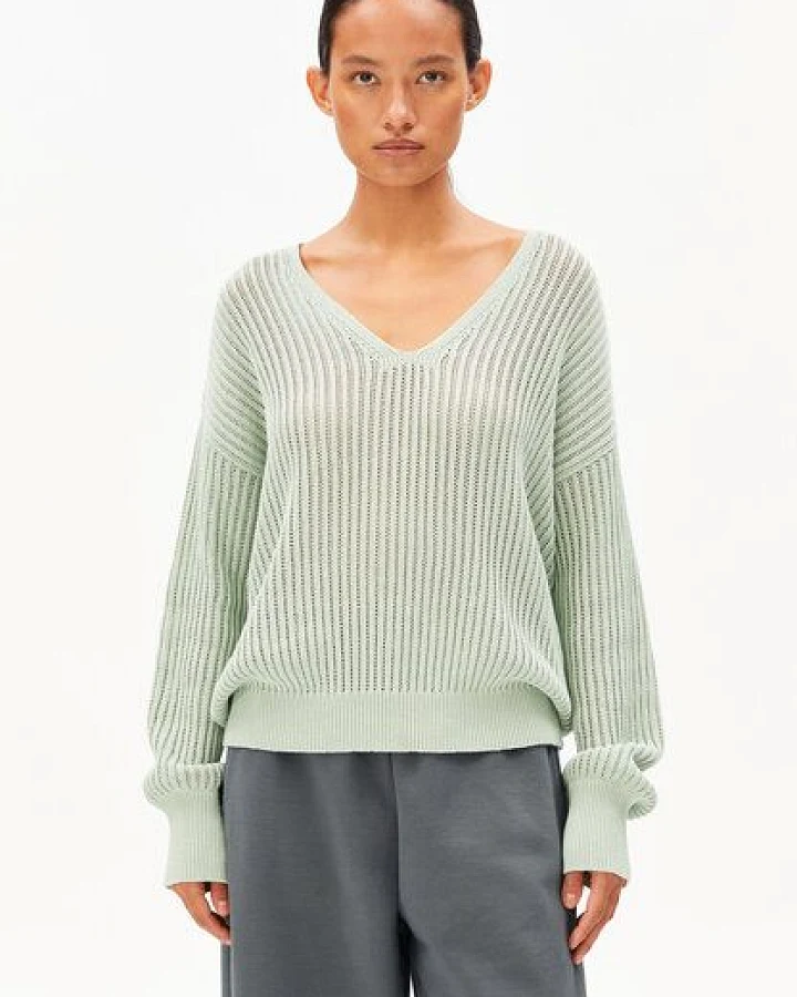 ARMEDANGELS LINEN BLEND Damen Pullover aus Leinen-Mix