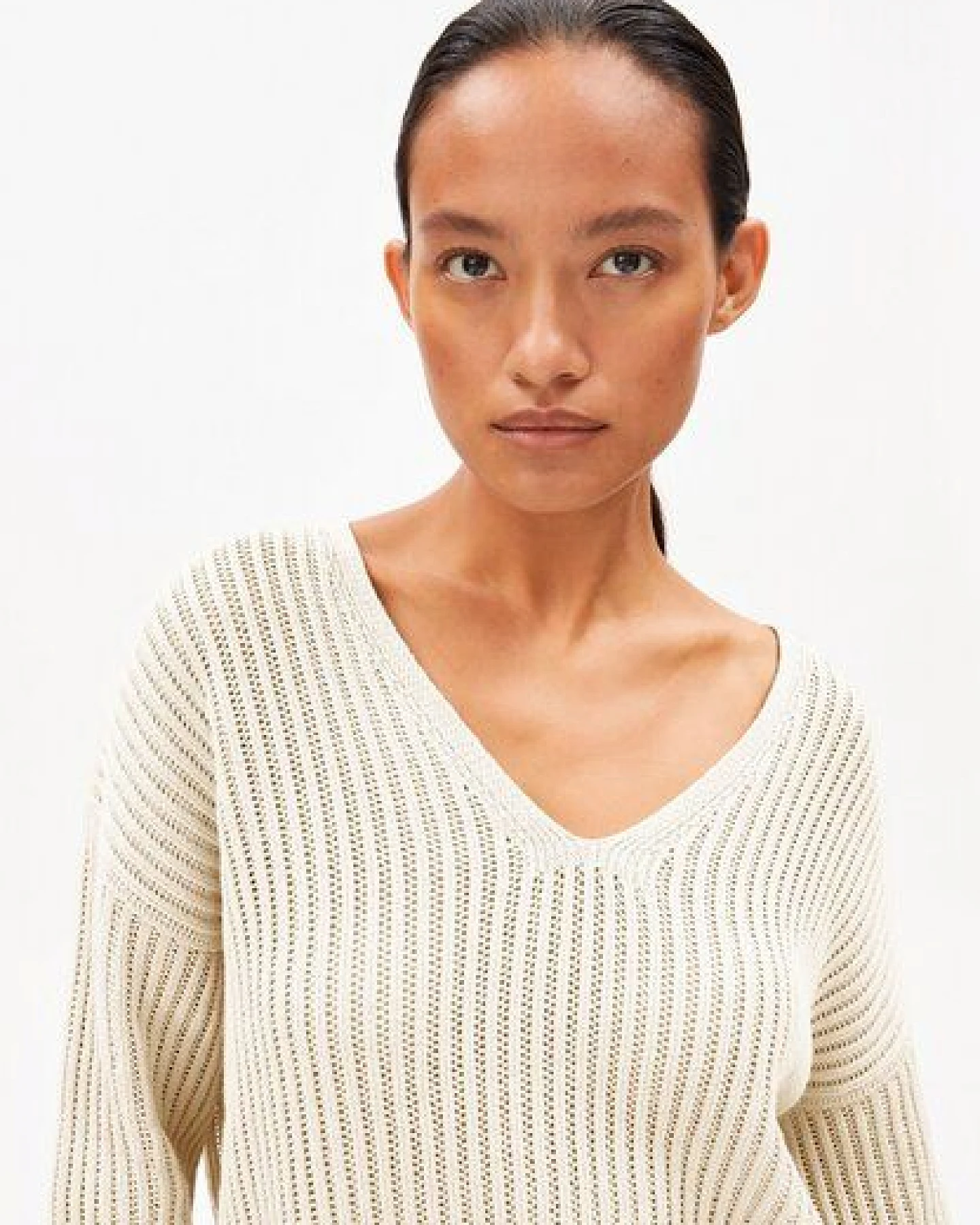 ARMEDANGELS LINEN BLEND Damen Pullover aus Leinen-Mix – Ansicht 3