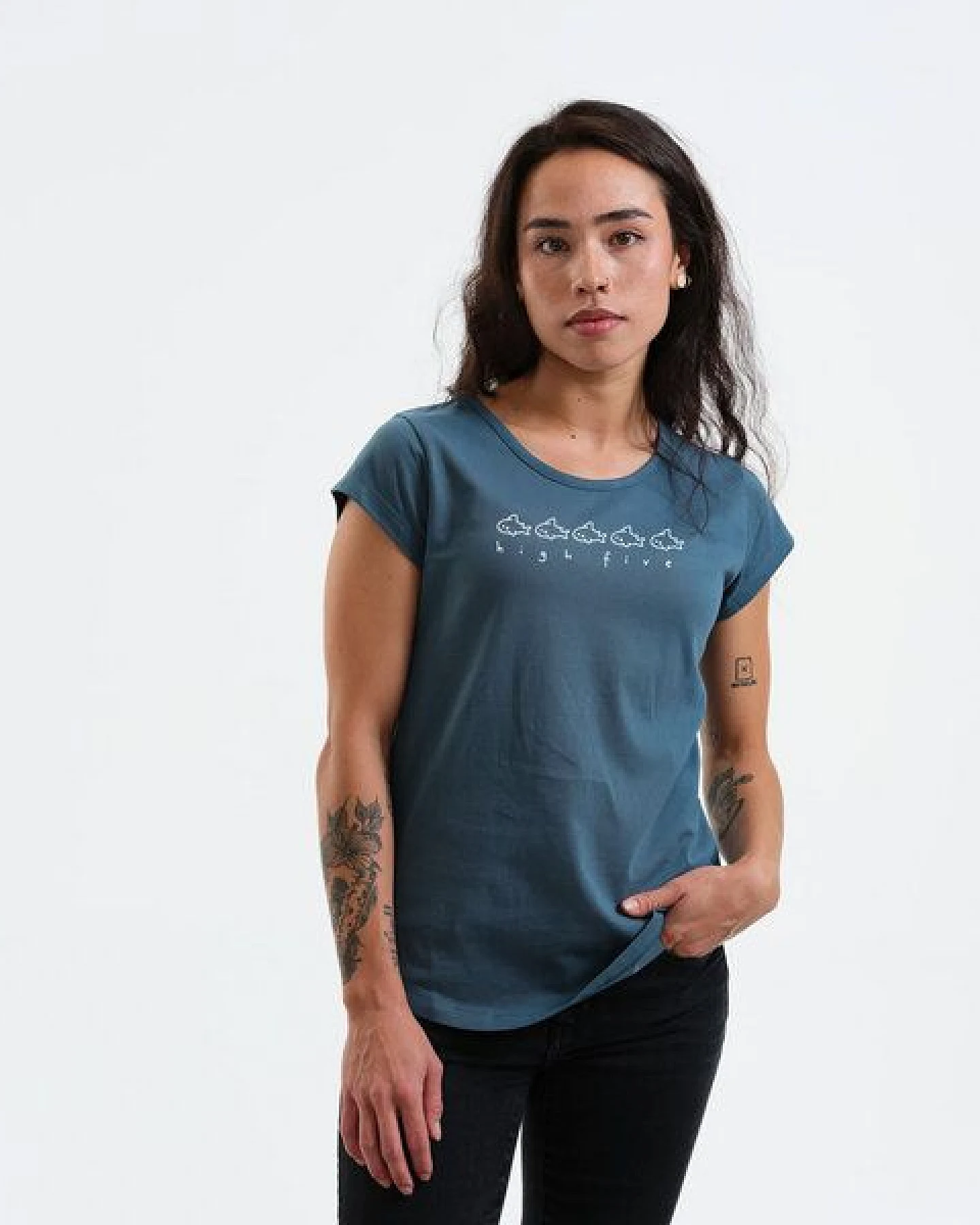 GARY MASH Shirt Asheville High five aus Bio-Baumwolle – Ansicht 3