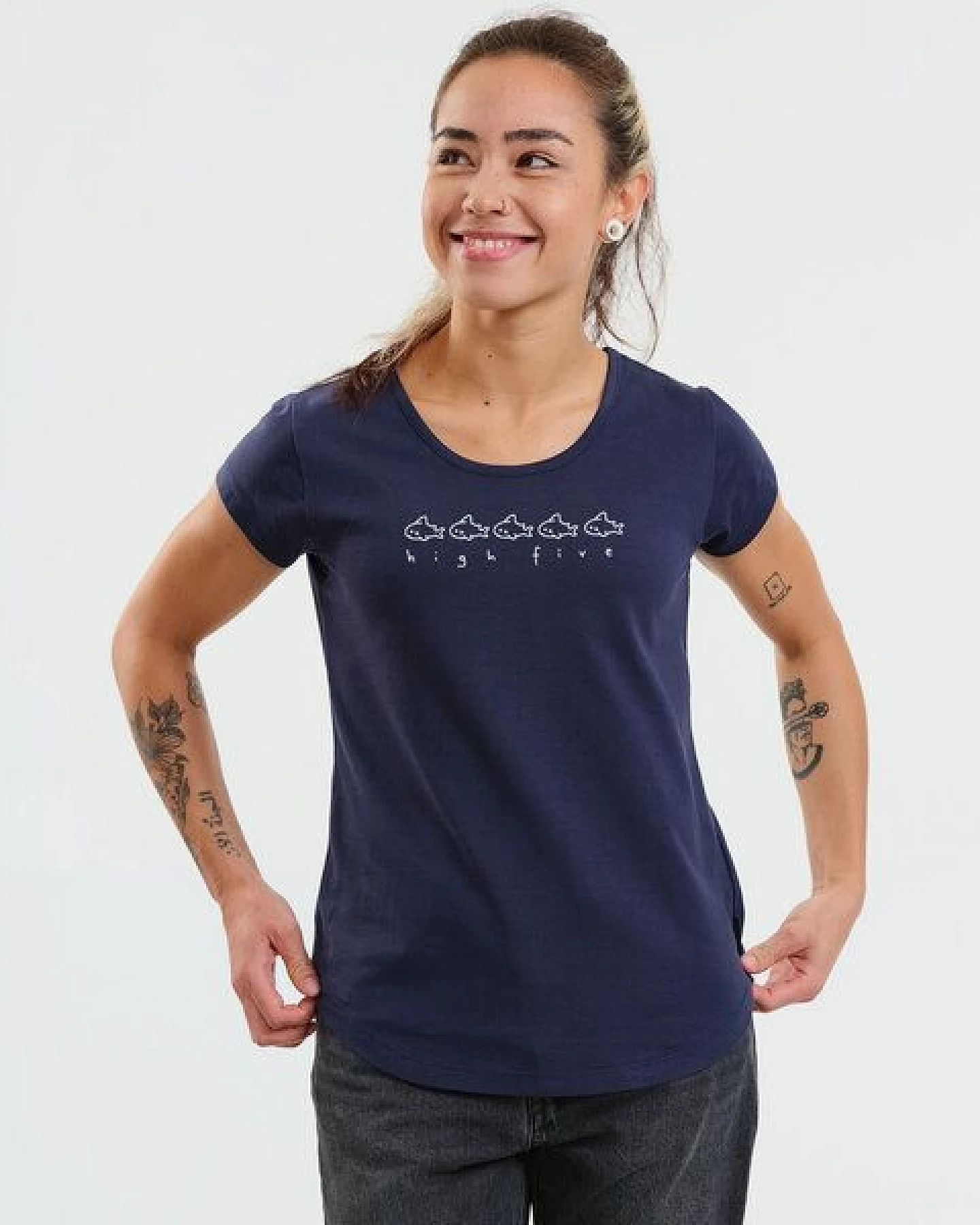 GARY MASH Shirt Asheville High five aus Bio-Baumwolle – Ansicht 3