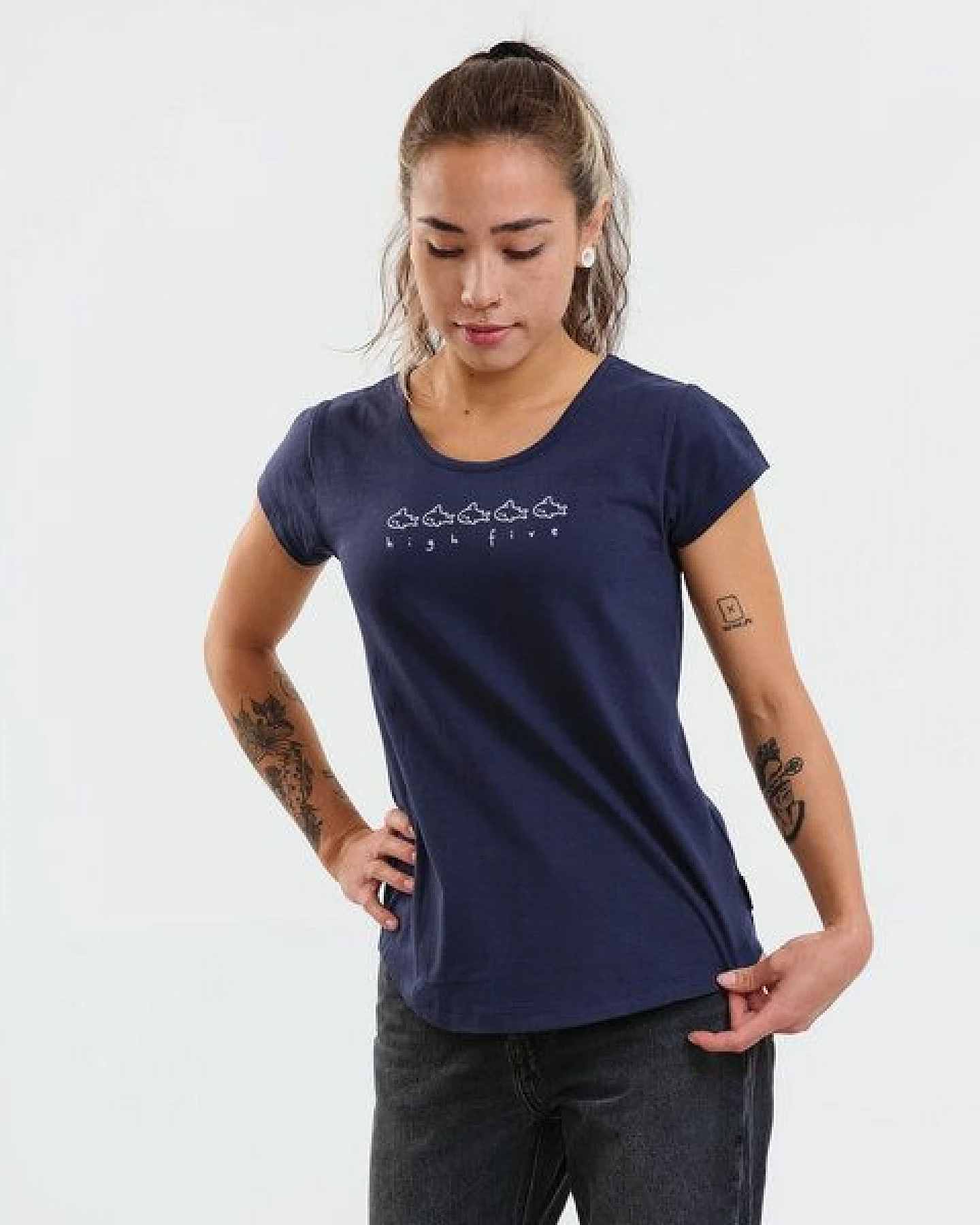 GARY MASH Shirt Asheville High five aus Bio-Baumwolle – Ansicht 3