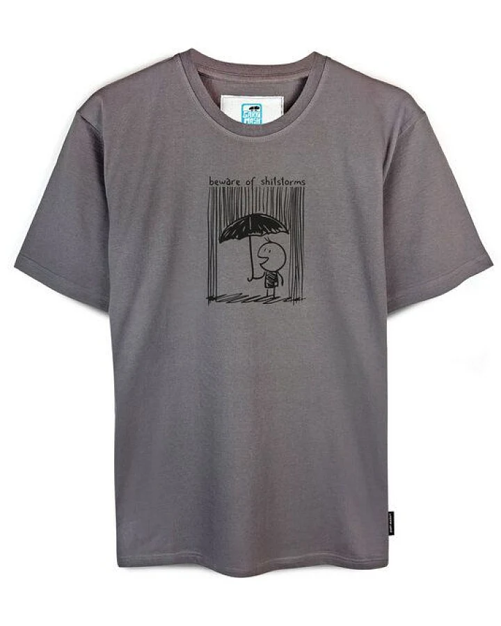 GARY MASH Shirt beware of shitstorms aus Biobaumwolle