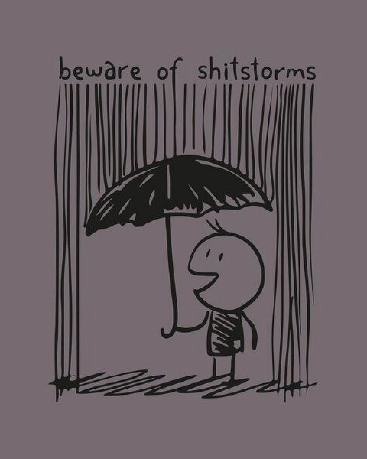 GARY MASH Shirt beware of shitstorms aus Biobaumwolle – Ansicht 2