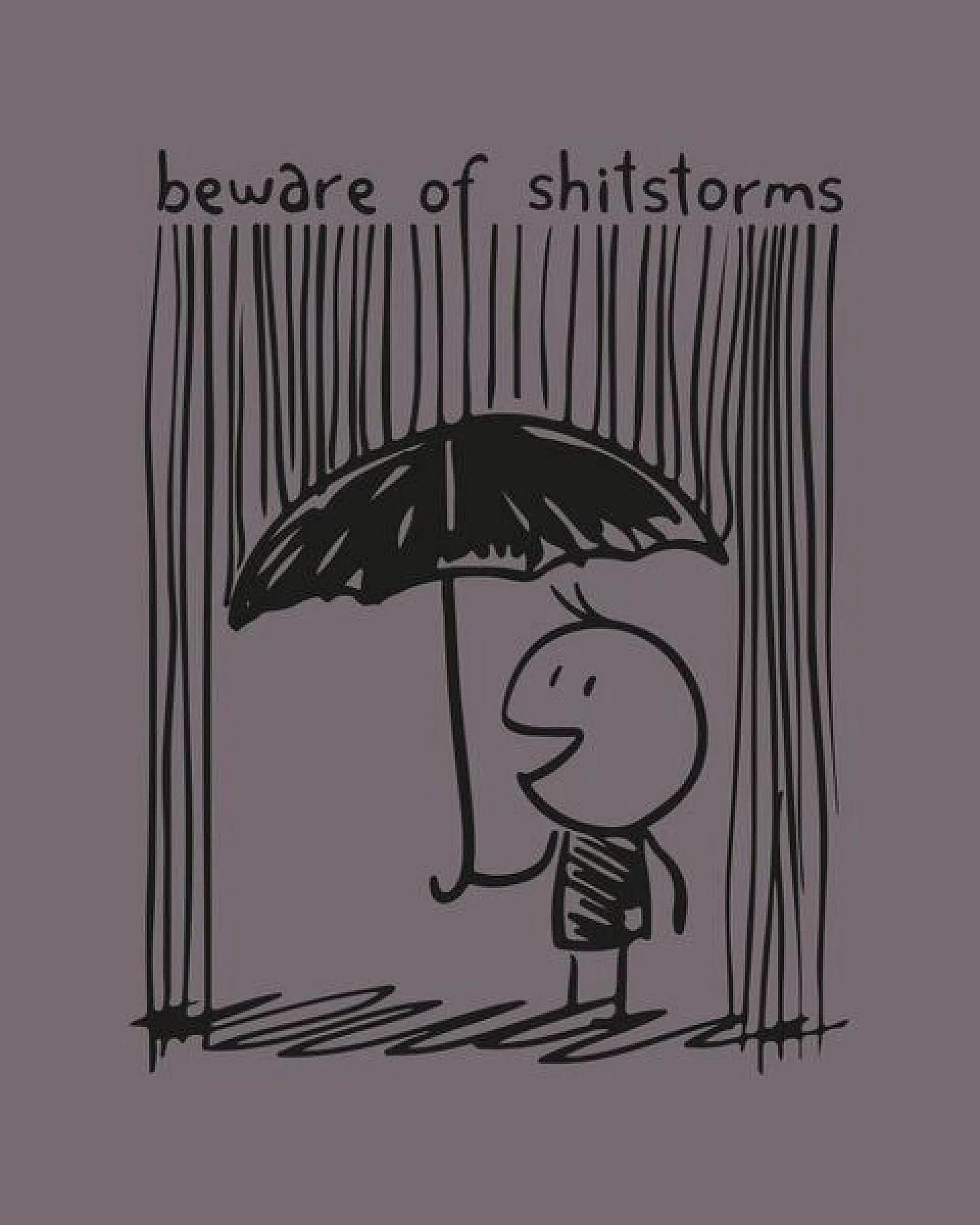 GARY MASH Shirt beware of shitstorms aus Biobaumwolle – Ansicht 2