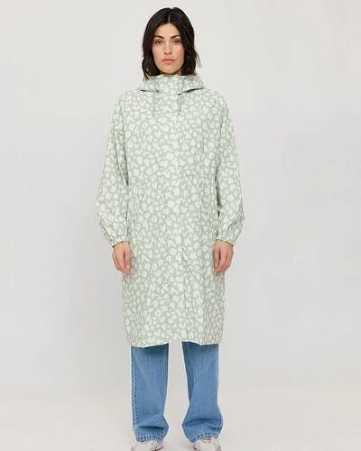 Mazine Oversized Regenmantel aus recykeltem Plastik