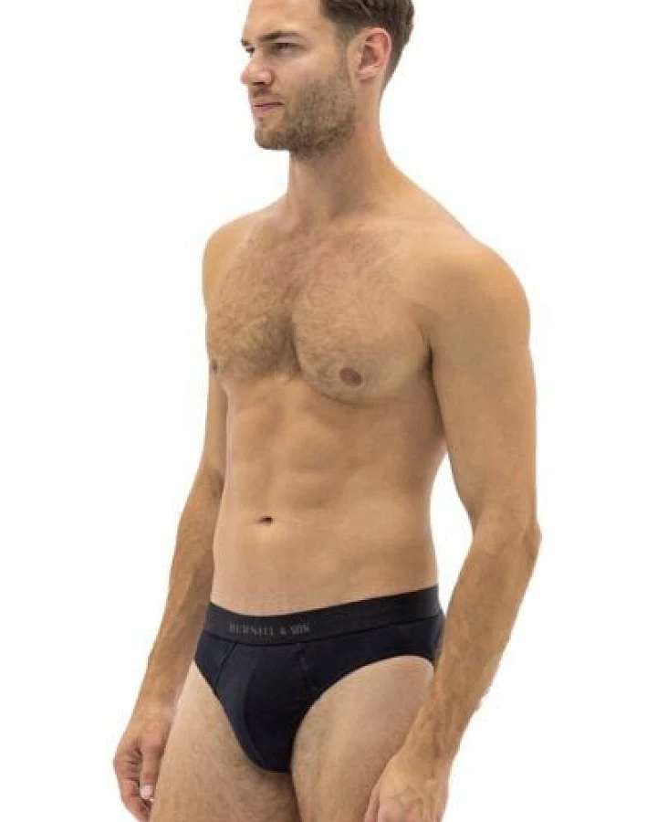 Burnell & Son Herren Slips 5er Pack aus Baumwolle - Unterhosen weich & elastisch