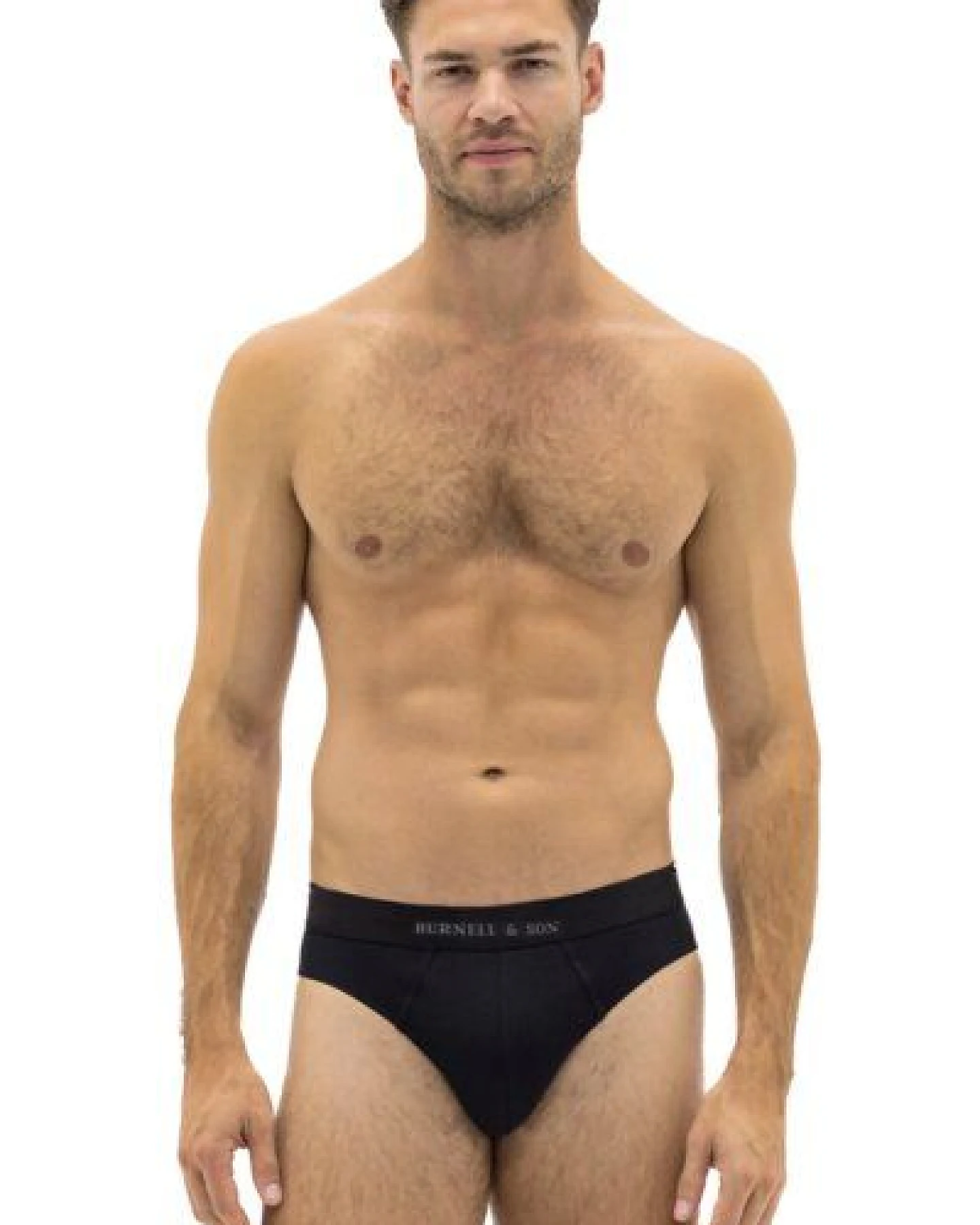 Burnell & Son Herren Slips 5er Pack aus Baumwolle - Unterhosen weich & elastisch – Ansicht 2