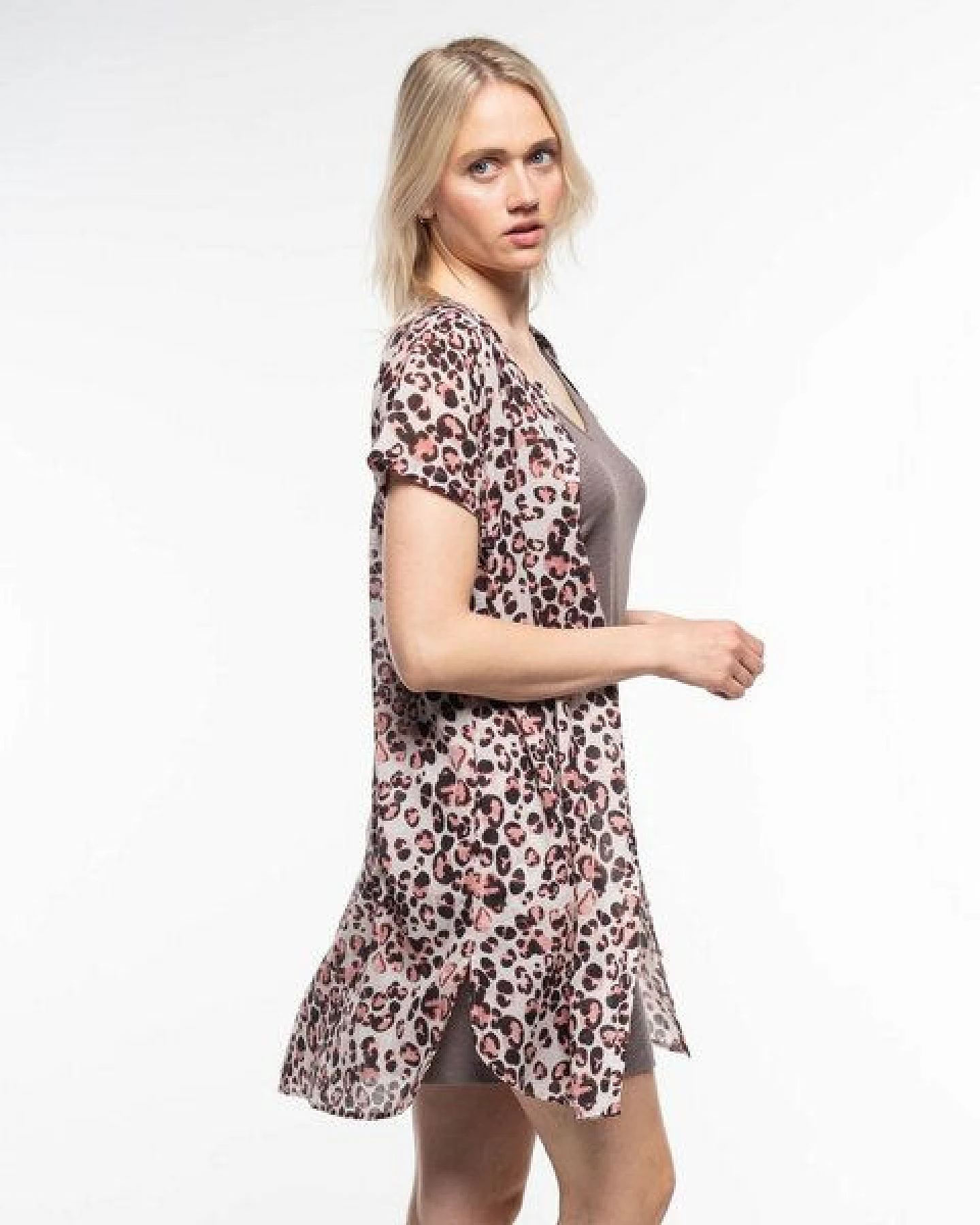 Alma & Lovis Print-Blusenkleid aus Bio-Baumwoll-Batist – Ansicht 3