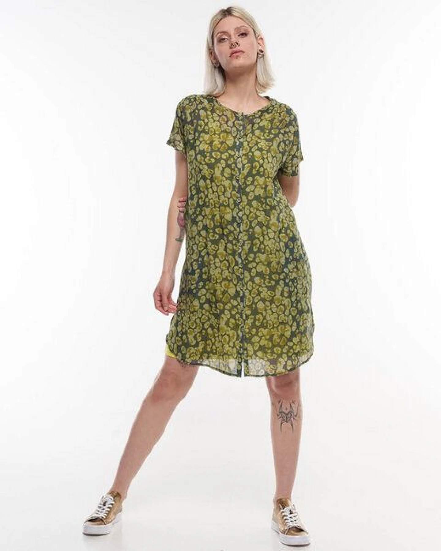 Alma & Lovis Print-Blusenkleid aus Bio-Baumwoll-Batist – Ansicht 2