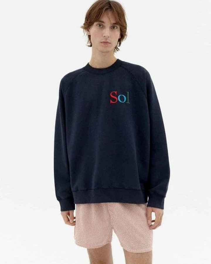 thinking mu Sol Type Pepe - Herren Sweatshirt aus Bio-Baumwolle