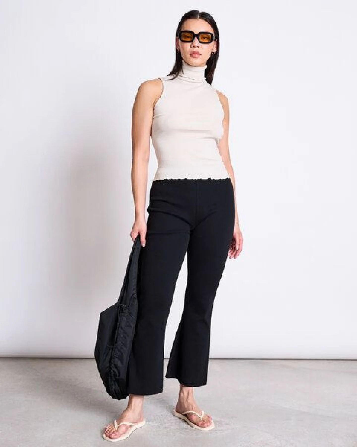 JAN N JUNE High Neck Rib Top HAV GOTS – Ansicht 2