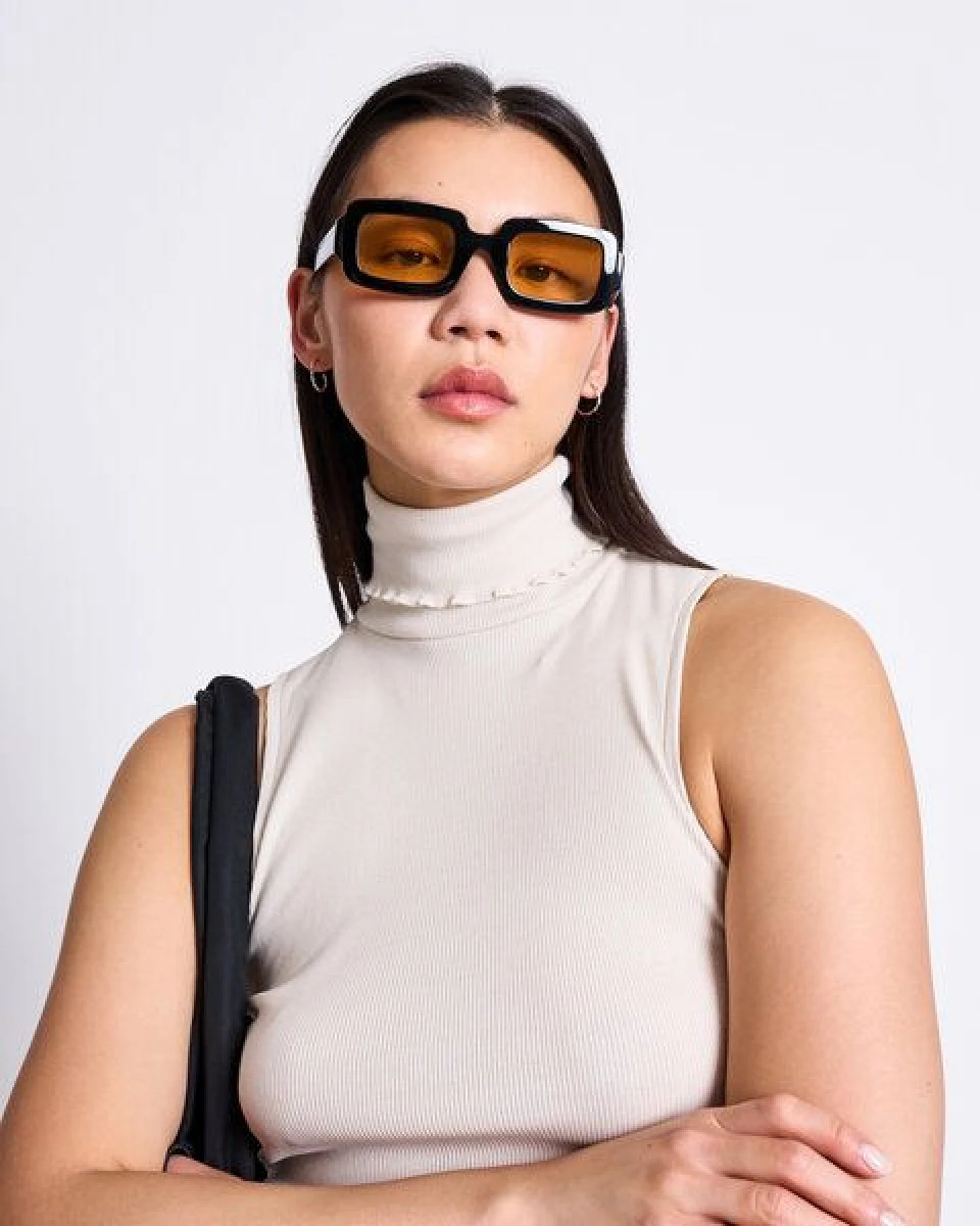 JAN N JUNE High Neck Rib Top HAV GOTS – Ansicht 3