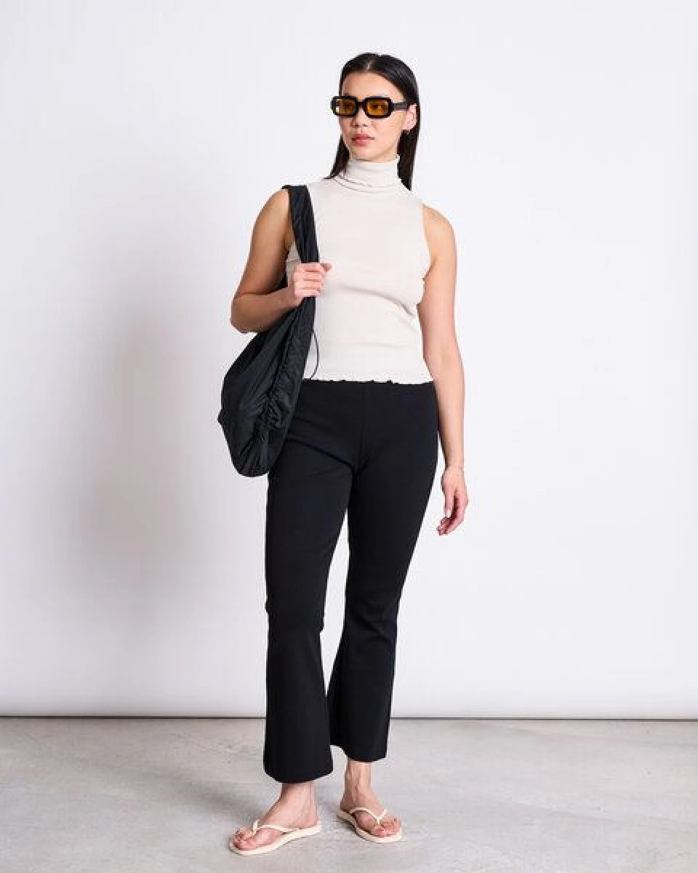 JAN N JUNE High Neck Rib Top HAV GOTS – Ansicht 2