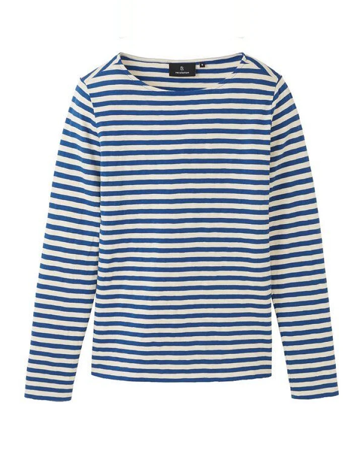 recolution Gestreiftes Longsleeve IRIS STRIPES