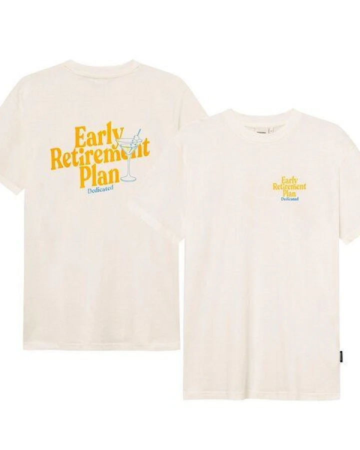 DEDICATED T-Shirt Stockholm - Retirement Plan - aus Bio-Baumwolle