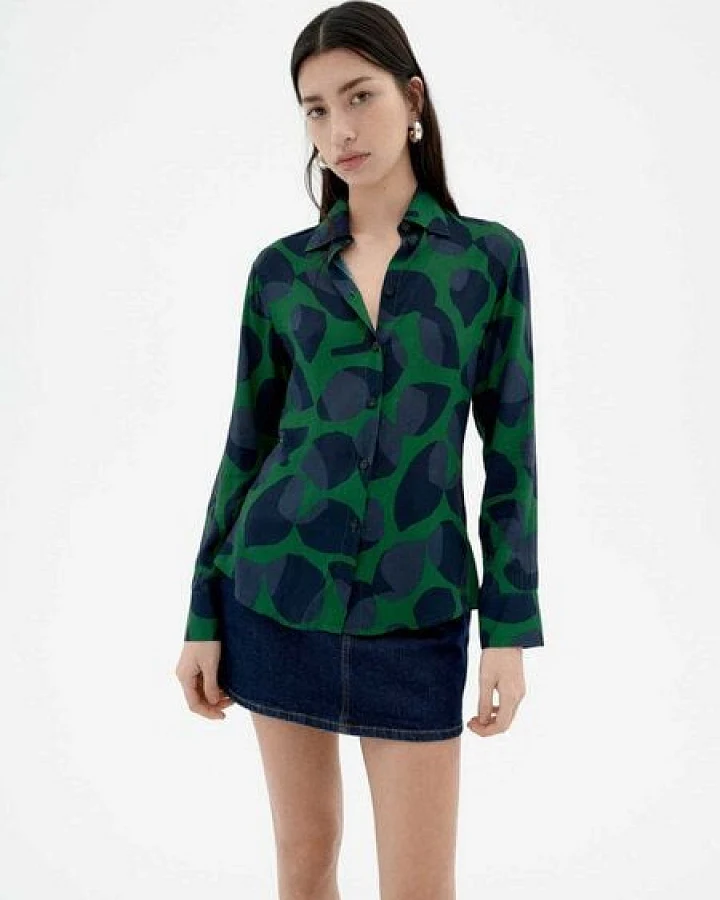 thinking mu Katha - Damen Bluse aus Viskose (LENZING ECOVERO)