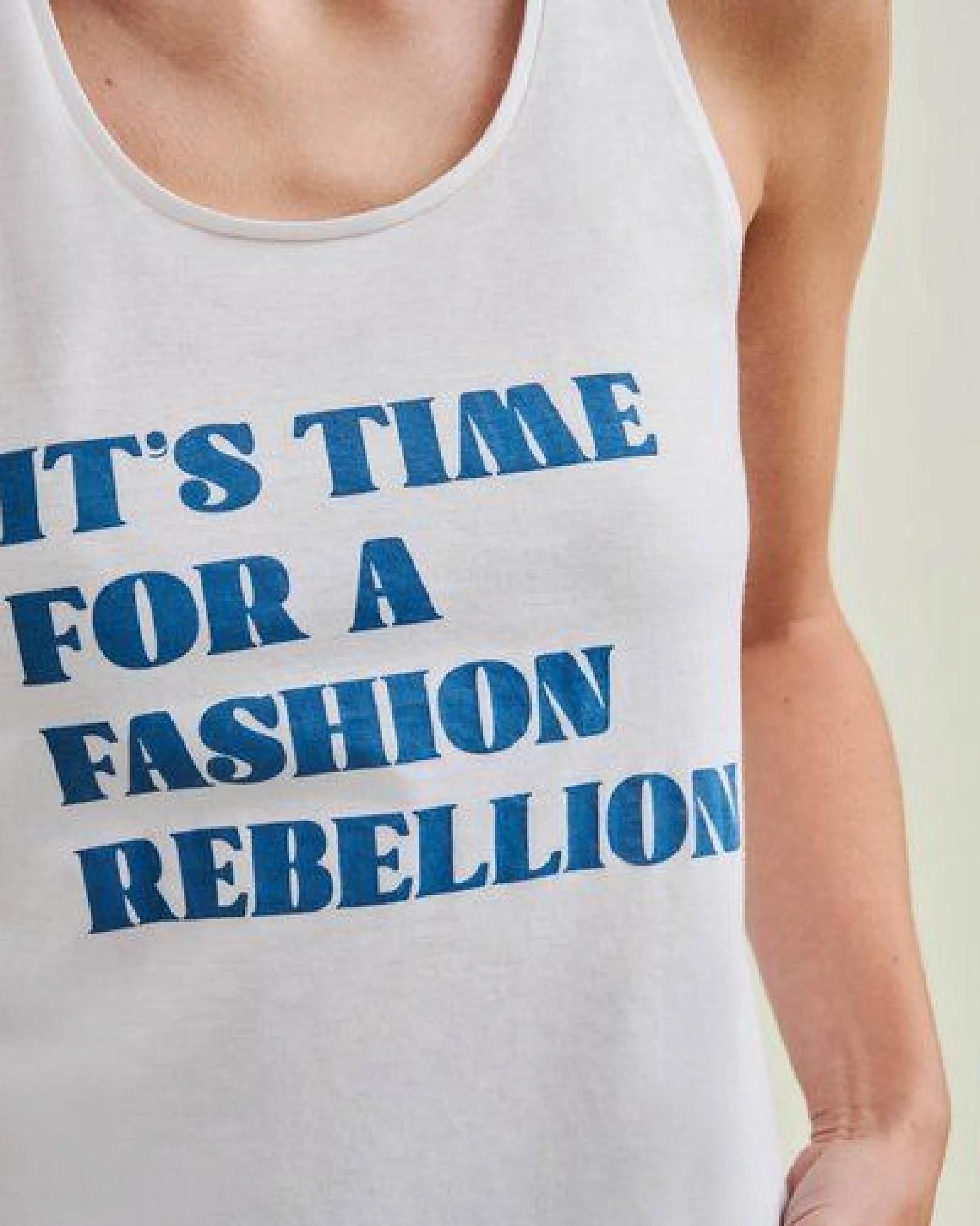 Wellicious Racer Tank with Print – Ansicht 3