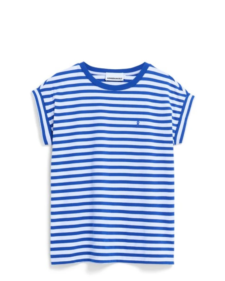 ARMEDANGELS - Women's Idaara Stripes - T-Shirt Gr XS blau