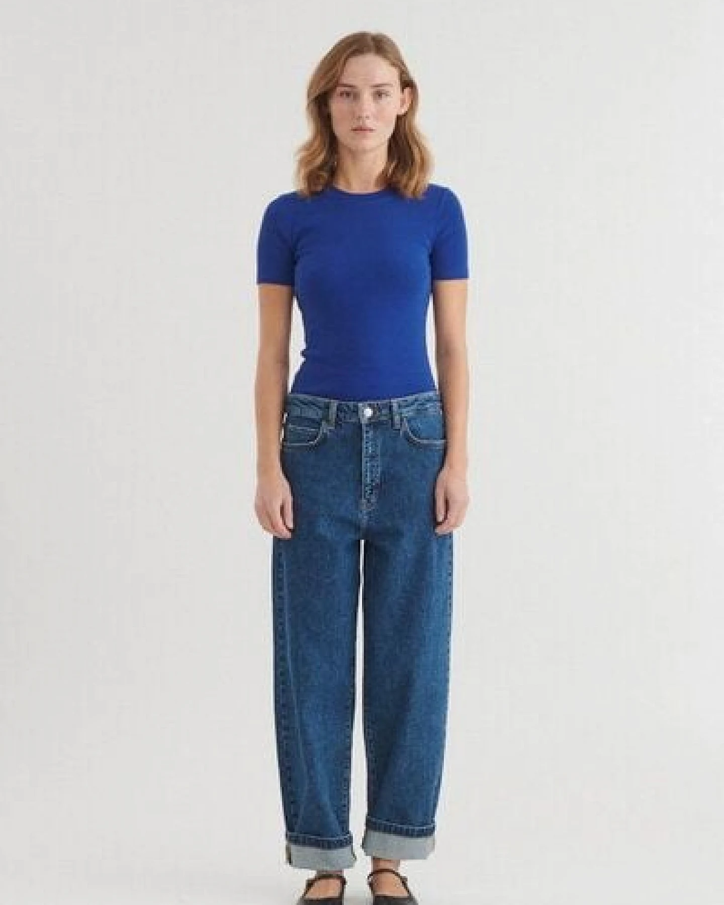 Basic Apparel Ludmilla T-Shirt mit Rundhalsausschnitt aus Bio-Baumwolle – Ansicht 4