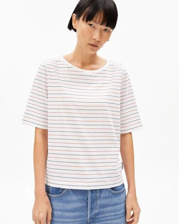 ARMEDANGELS FINIAA FRENCH RIVIERAA Damen T-Shirt aus Bio-Baumwolle