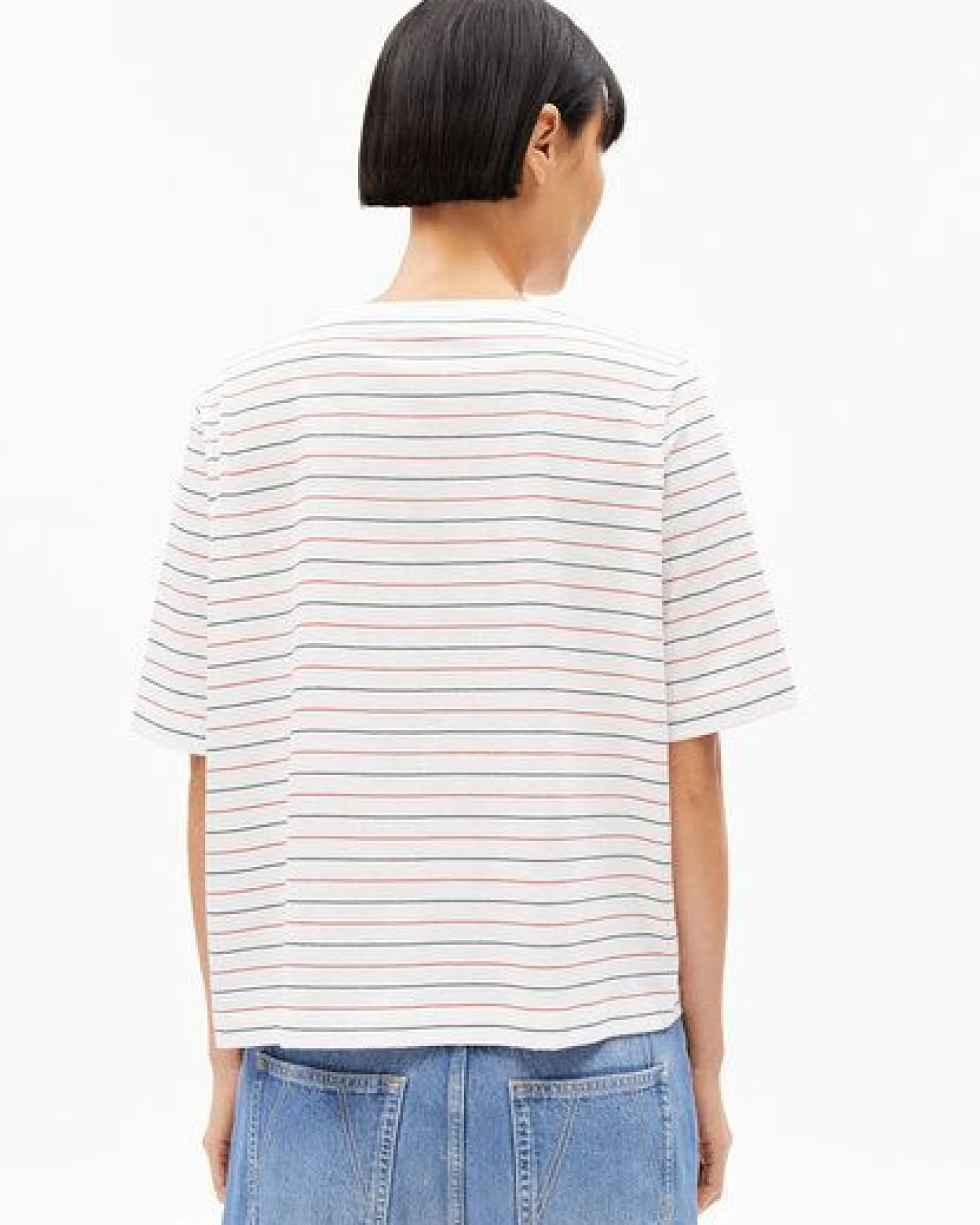 ARMEDANGELS FINIAA FRENCH RIVIERAA Damen T-Shirt aus Bio-Baumwolle – Ansicht 2