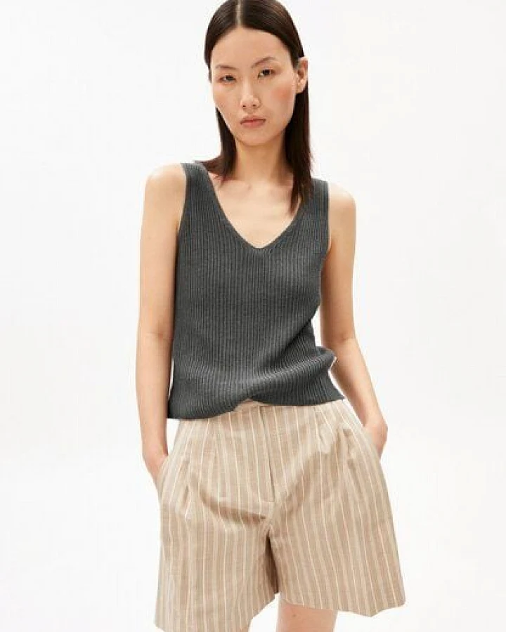 ARMEDANGELS LINEN BLEND Damen Stricktop aus Leinen-Mix