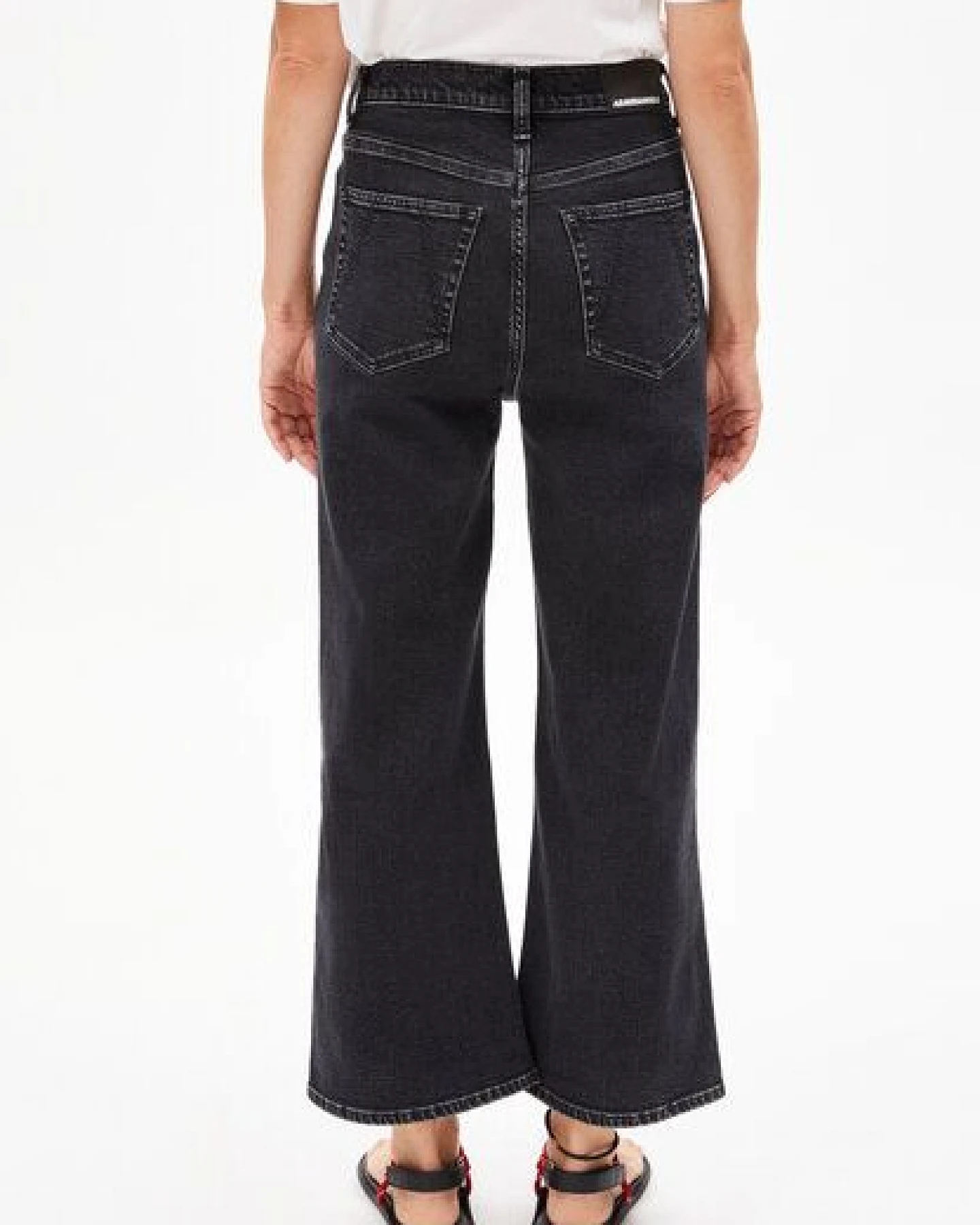 ARMEDANGELS MURLIAA CROPPED Damen Wide Jeans recyclter Baumwoll Mix Comfort-Stretch – Ansicht 2