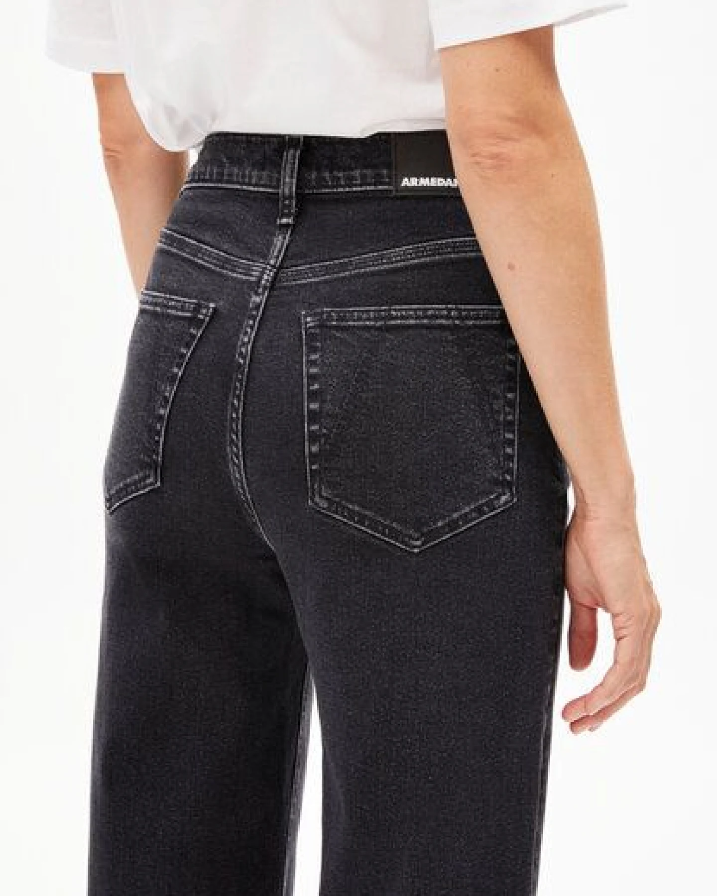 ARMEDANGELS MURLIAA CROPPED Damen Wide Jeans recyclter Baumwoll Mix Comfort-Stretch – Ansicht 3