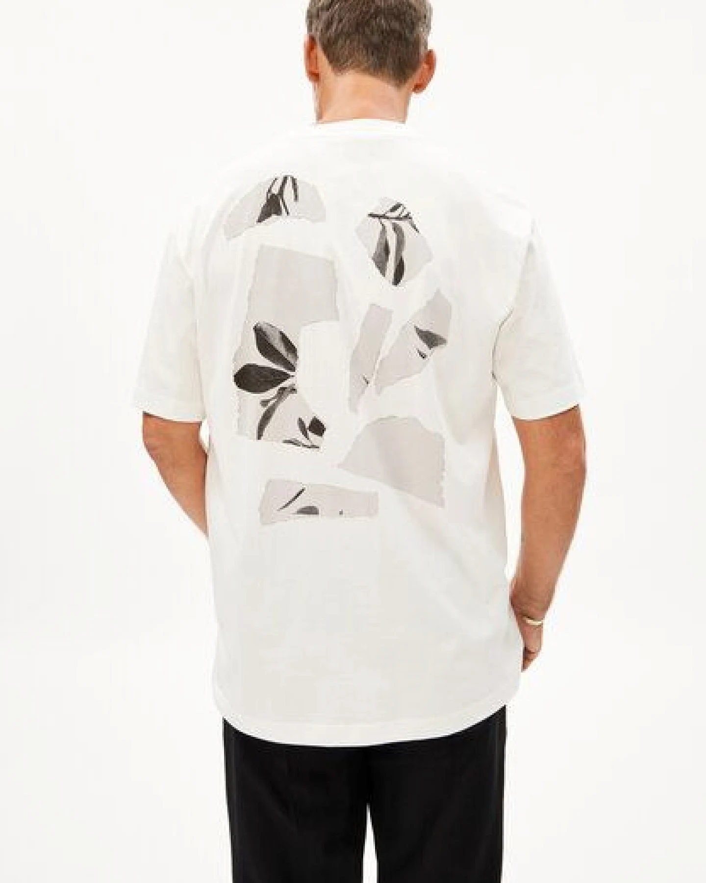 ARMEDANGELS AADRU COLLAGE Herren Oversized T-Shirt aus Bio-Baumwolle – Ansicht 2