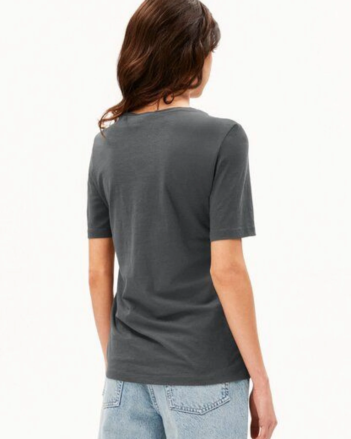 ARMEDANGELS LUALAA Damen T-Shirt aus Leinen-Mix – Ansicht 2