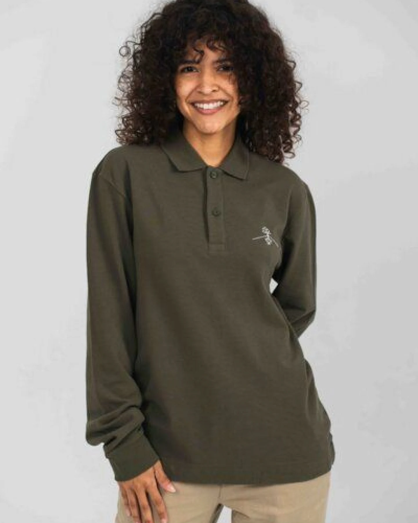 Greener Eurybia Poloshirt aus 100 % Bio-Baumwolle – Ansicht 4