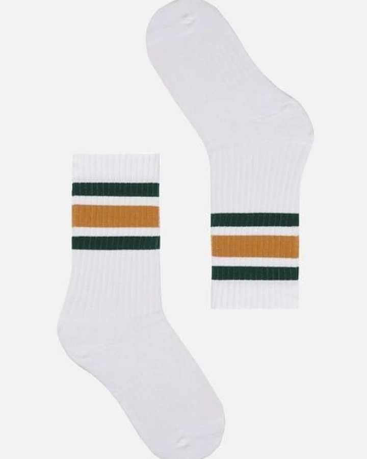 Socken aus Bio-Baumwoll Mix - BERGENIA STRIPES - recolution