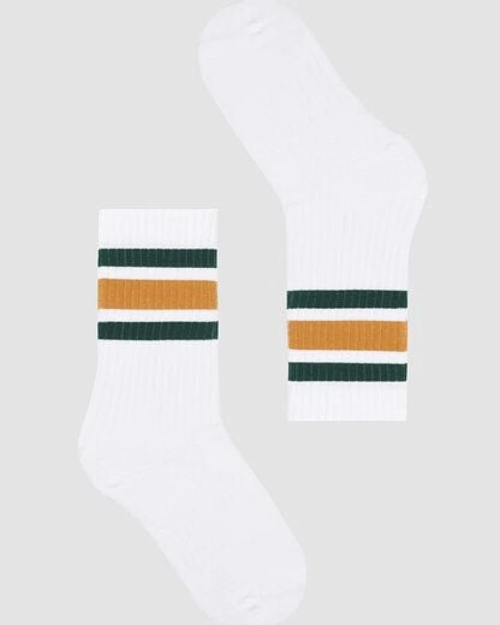Socken aus Bio-Baumwoll Mix - BERGENIA STRIPES - recolution
