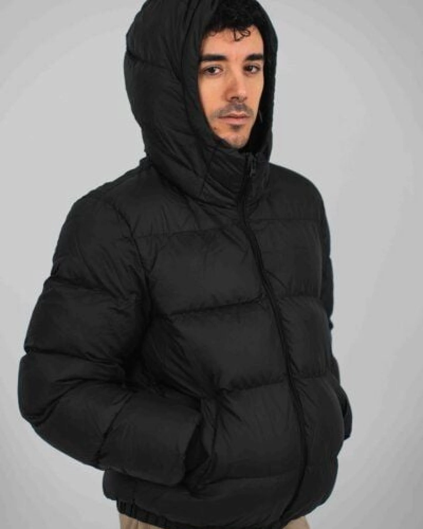 Greener Recycelter gesteppter Anorak mit Kapuze Pumila – Ansicht 4